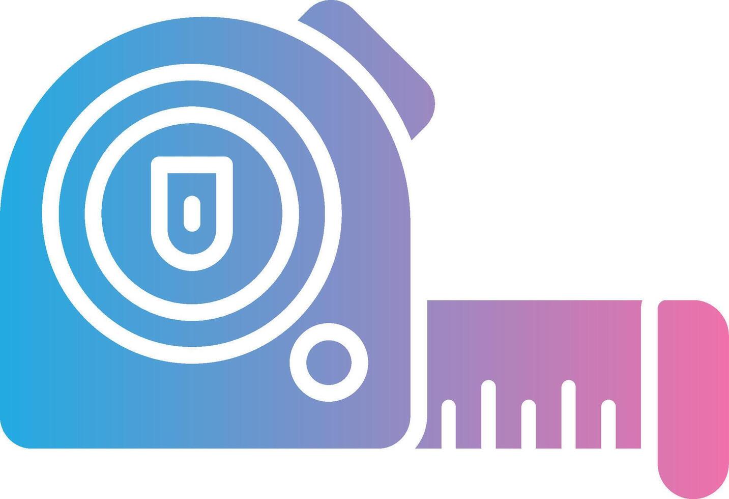 Measuring Tape Abstract UI Visual vector