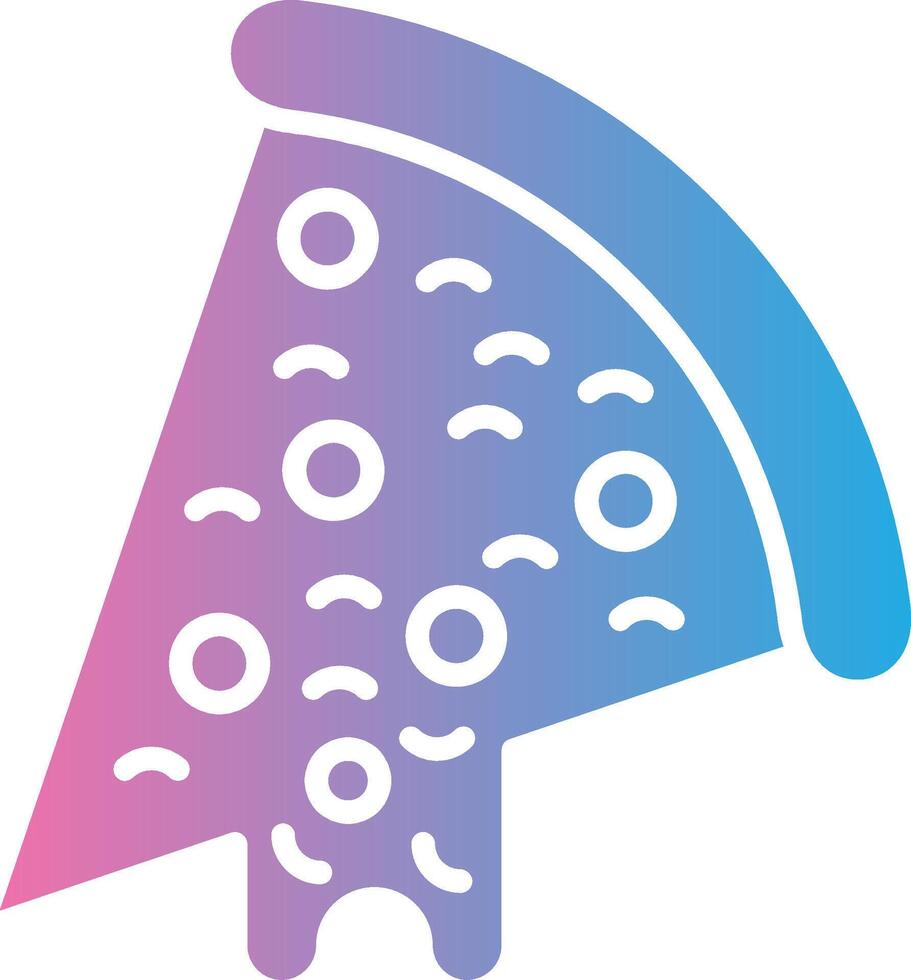 Pizza Cool Tone Form vector
