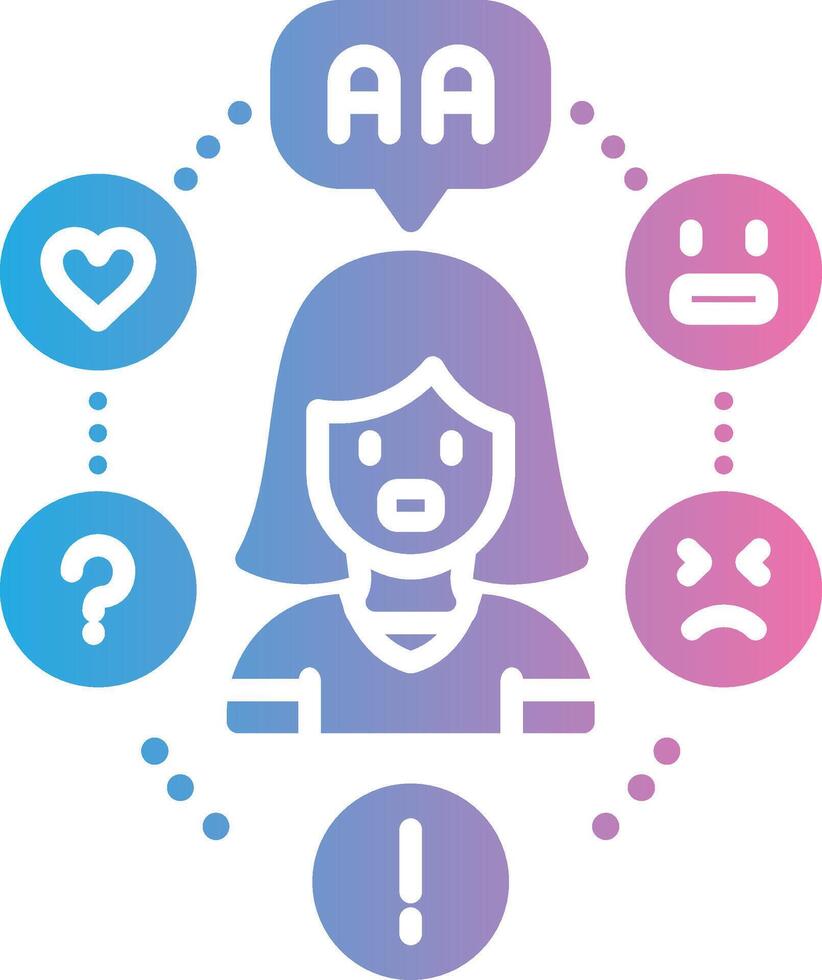 Speech Therapy Muted Tone Element vector