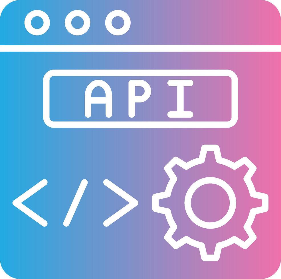 api sensible aplicación forma vector