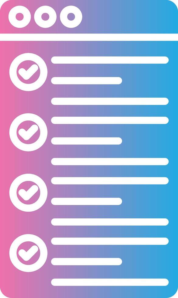 Bullet List Clean Frame Object vector