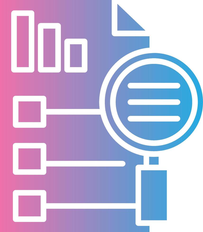 Case Study Monochrome Line Graphic vector
