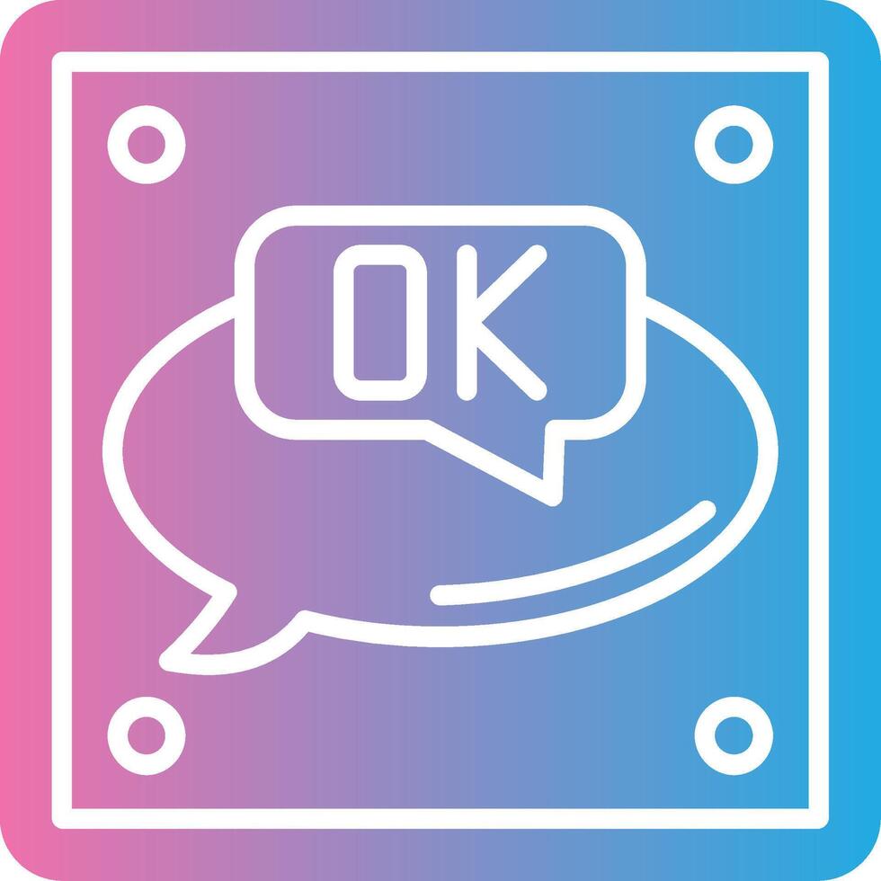 Ok Clean Sketch Form vector