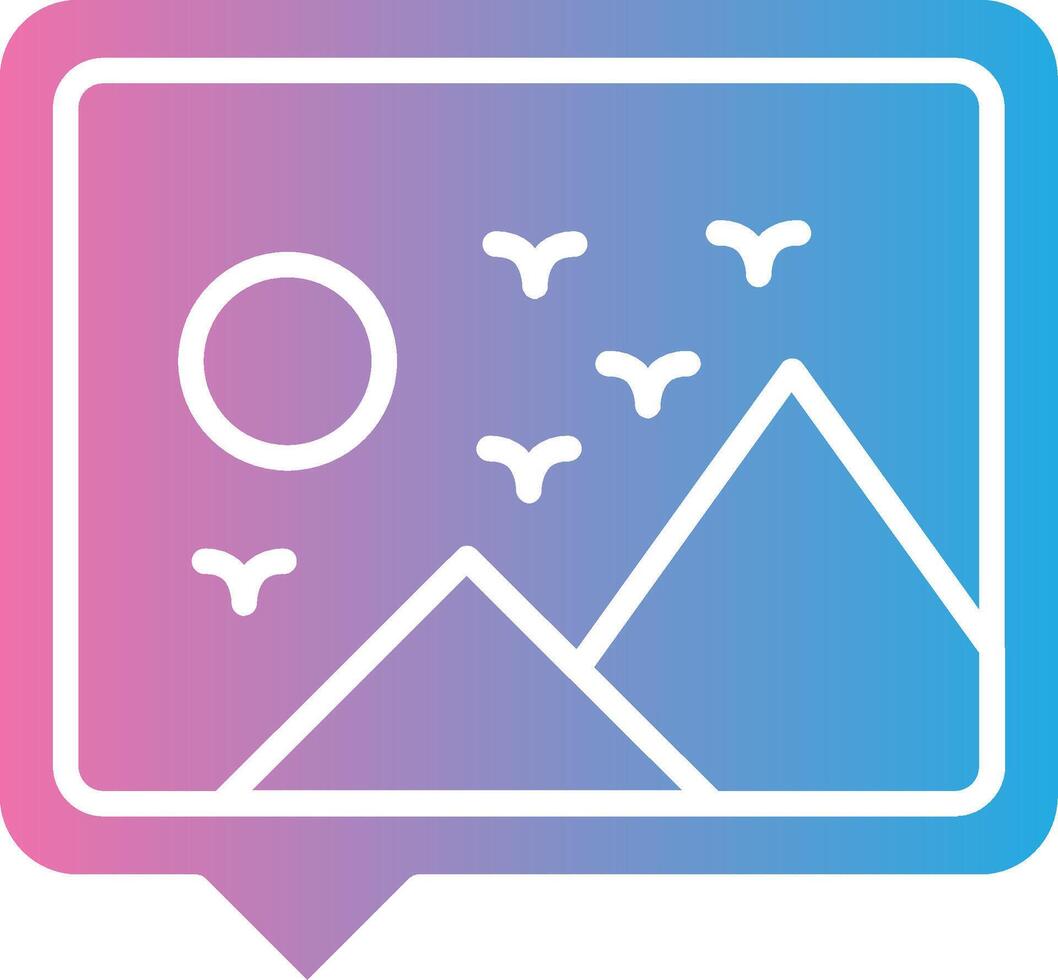 Picture Color Stroke Symbol vector