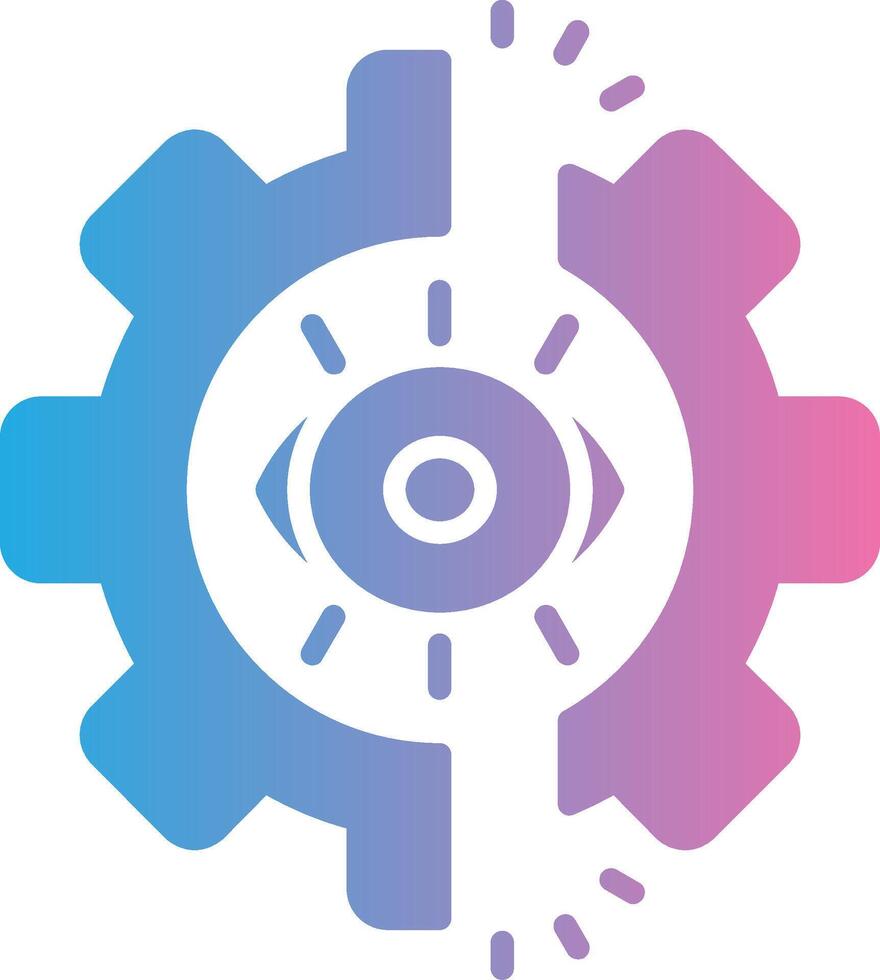 Vision UX Focused Shape vector