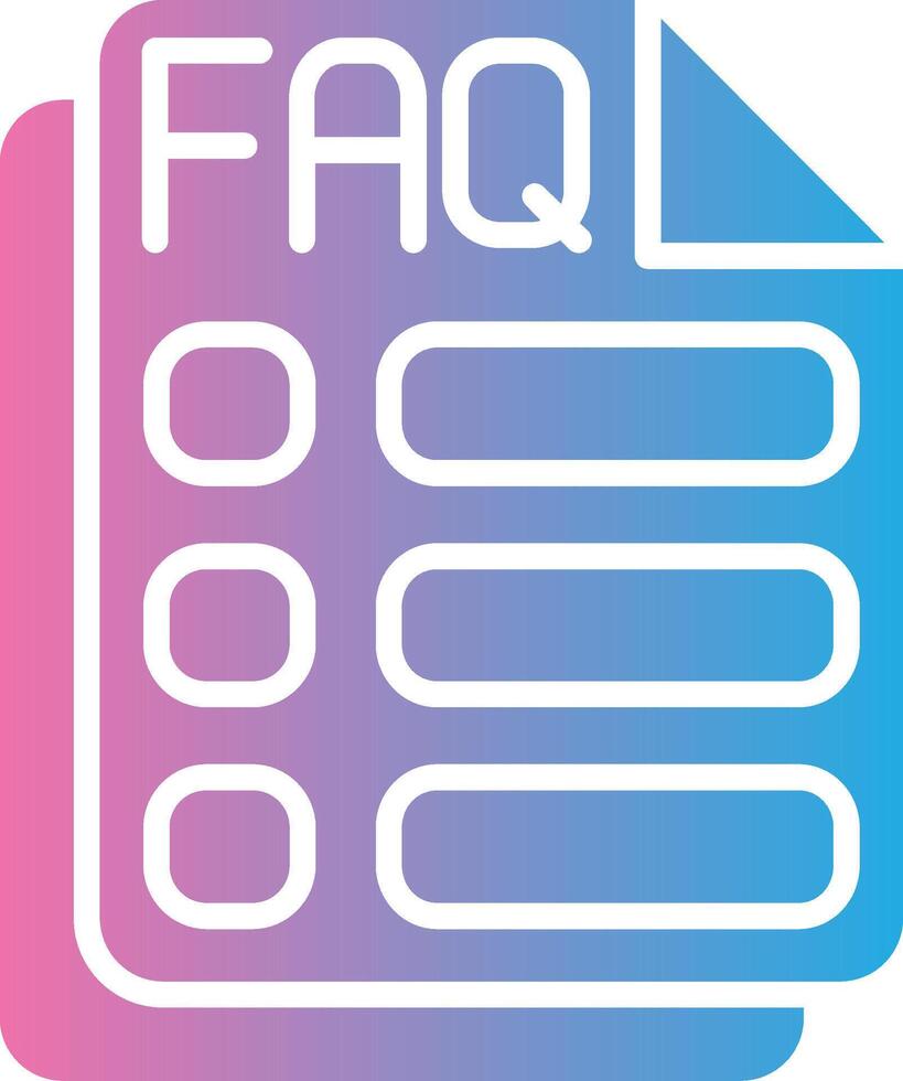 Document Gradient Color Form vector