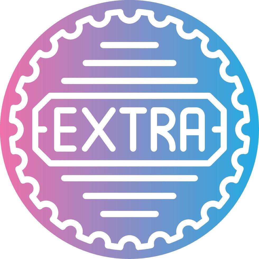 Extra Minimal Design Badge vector