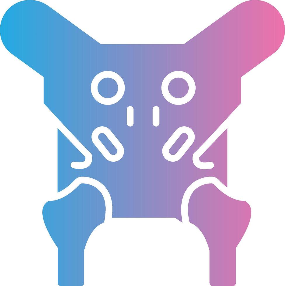 Pelvis Geometric App Mark vector