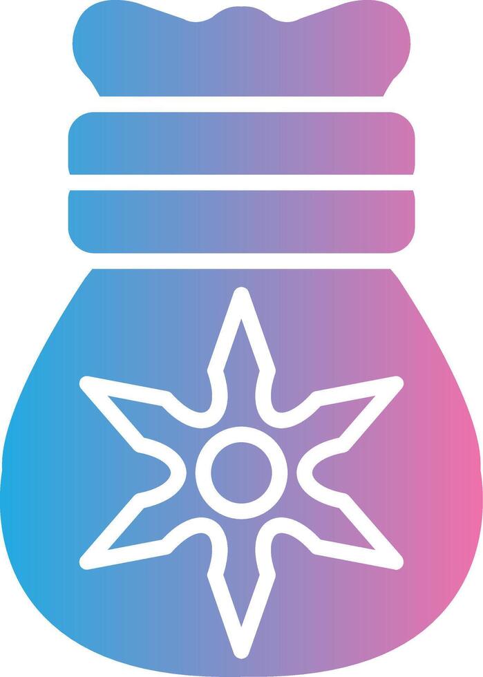 Pouch Thin Graphic Shape vector