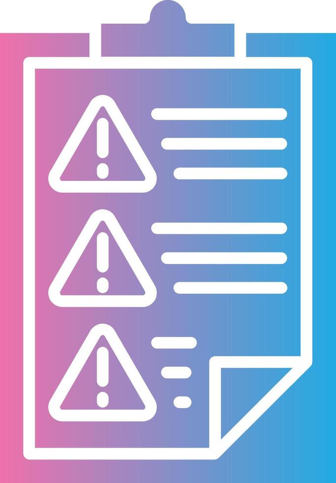 Reporting Gradient Color Form vector