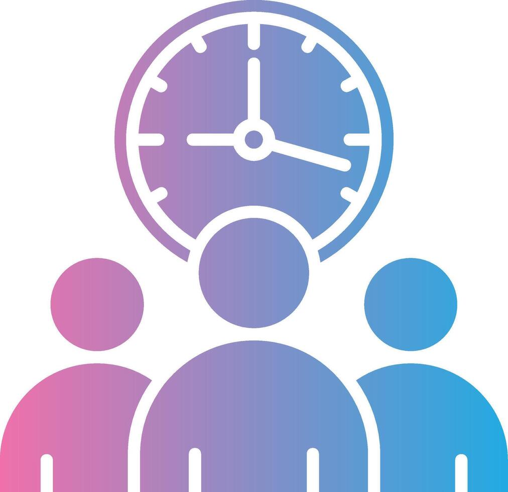 Team Management Futuristic UI Mark vector