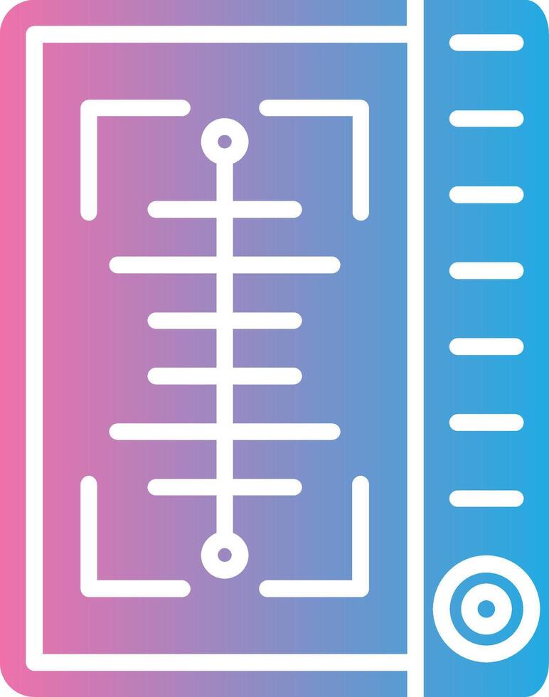 X Ray Flat UI Form vector