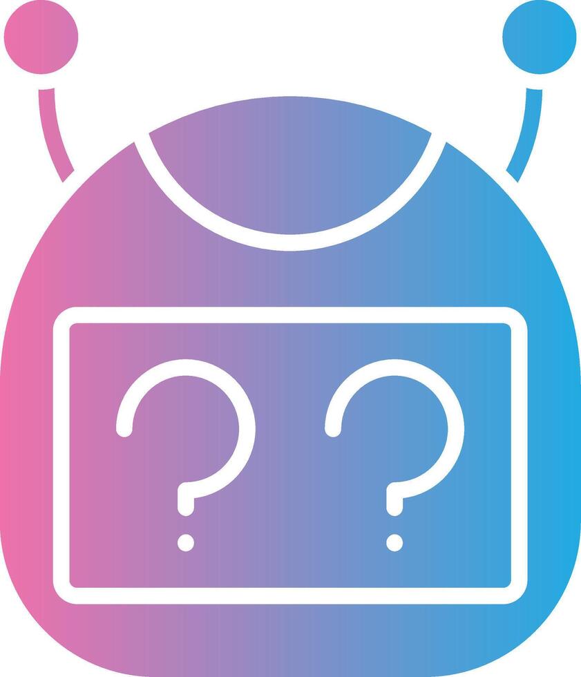 Bot Detailed UI Piece vector