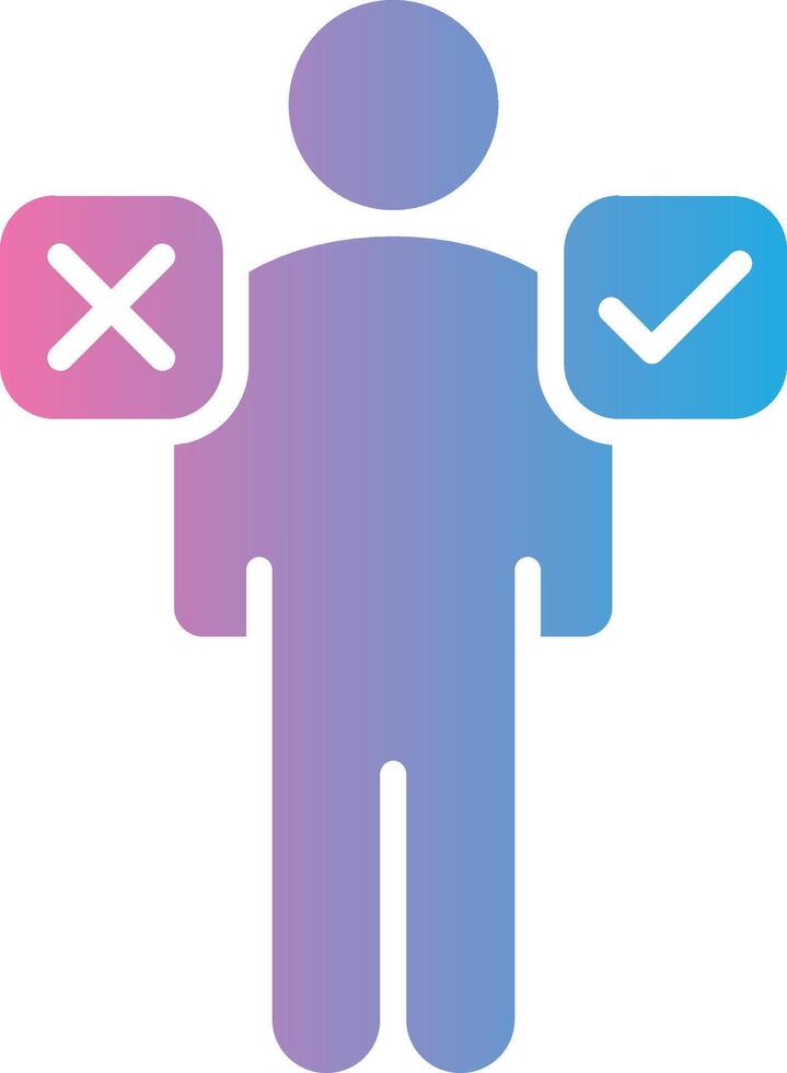 Decision Making High Detail Shape vector