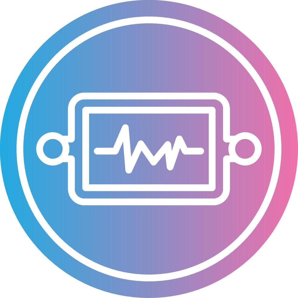 Resistor Iec System Elegant Shape Symbol vector