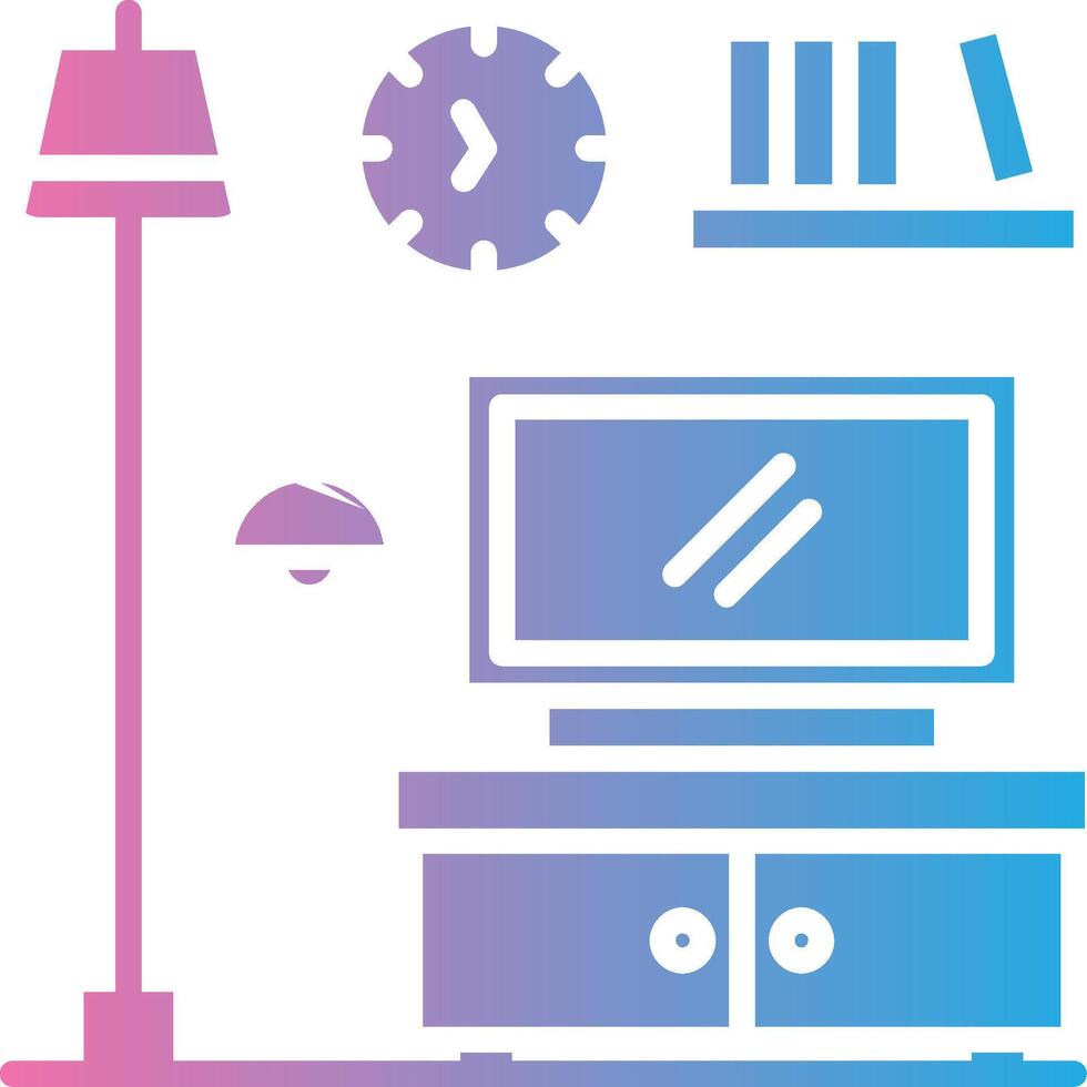 Tv Stand App-Based UI Graphic vector
