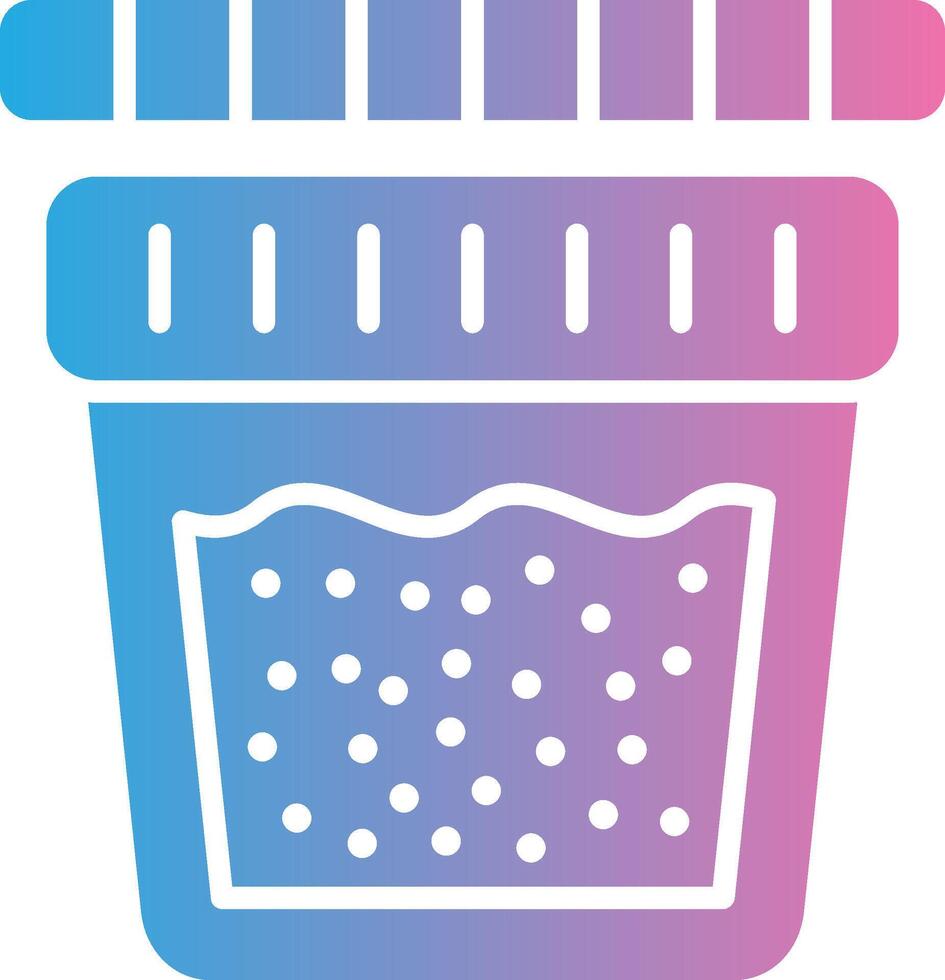 Urine Test Solid Fill Symbol vector