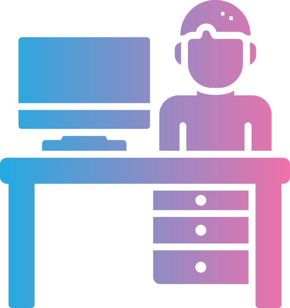 Desk Business App Graphic vector