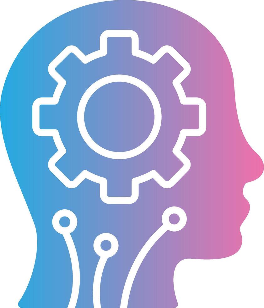 Psychology Outlined Frame Object vector