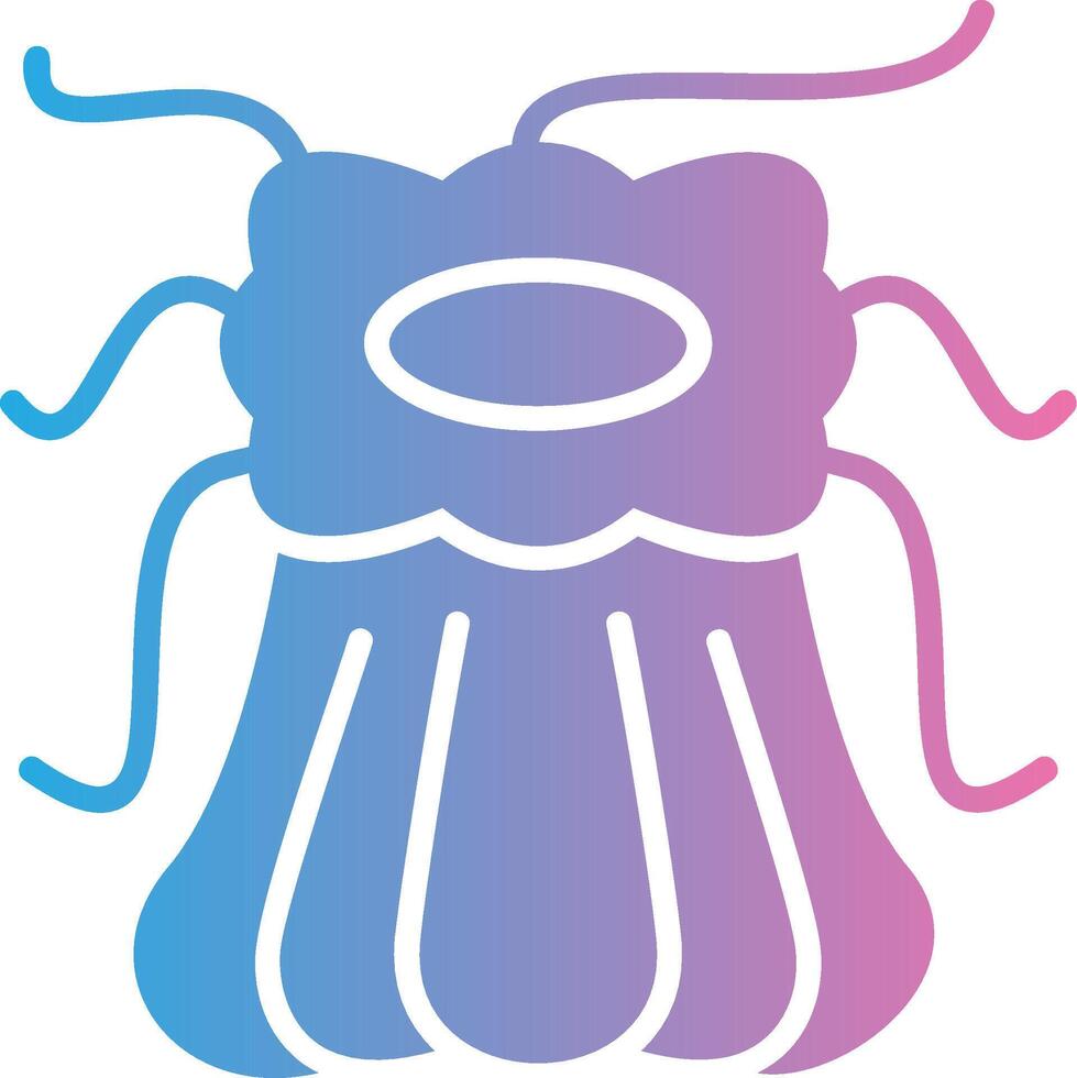 Sea Anemone 3D Interface Shape vector