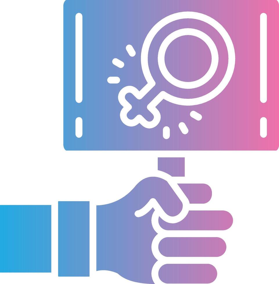 Girl Power Clean UI Concept vector