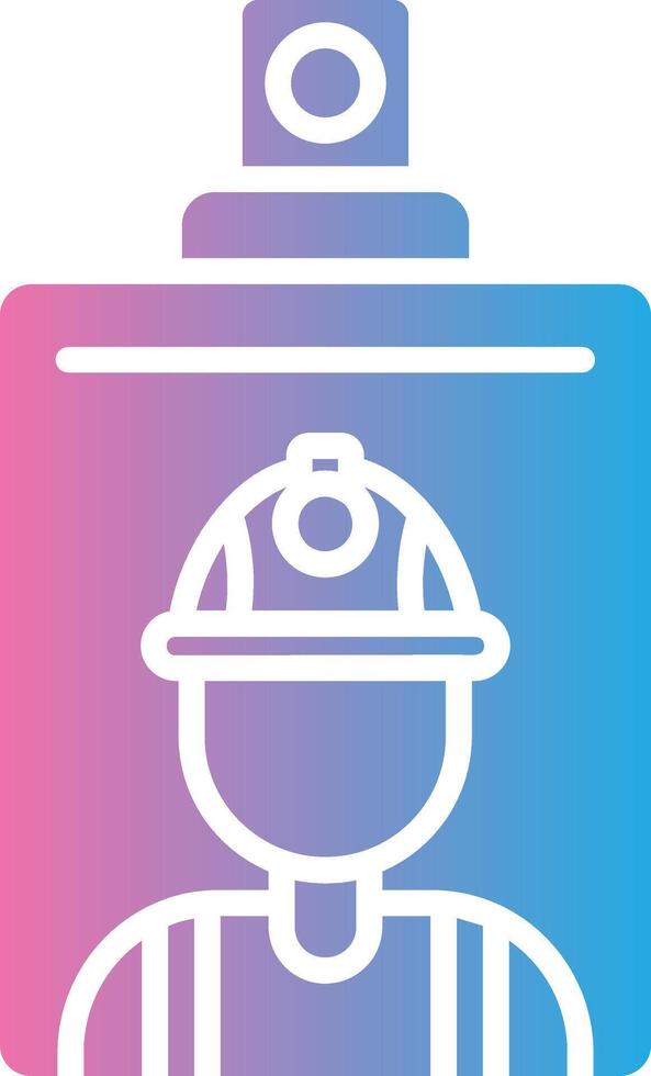 ID Card UI Badge vector