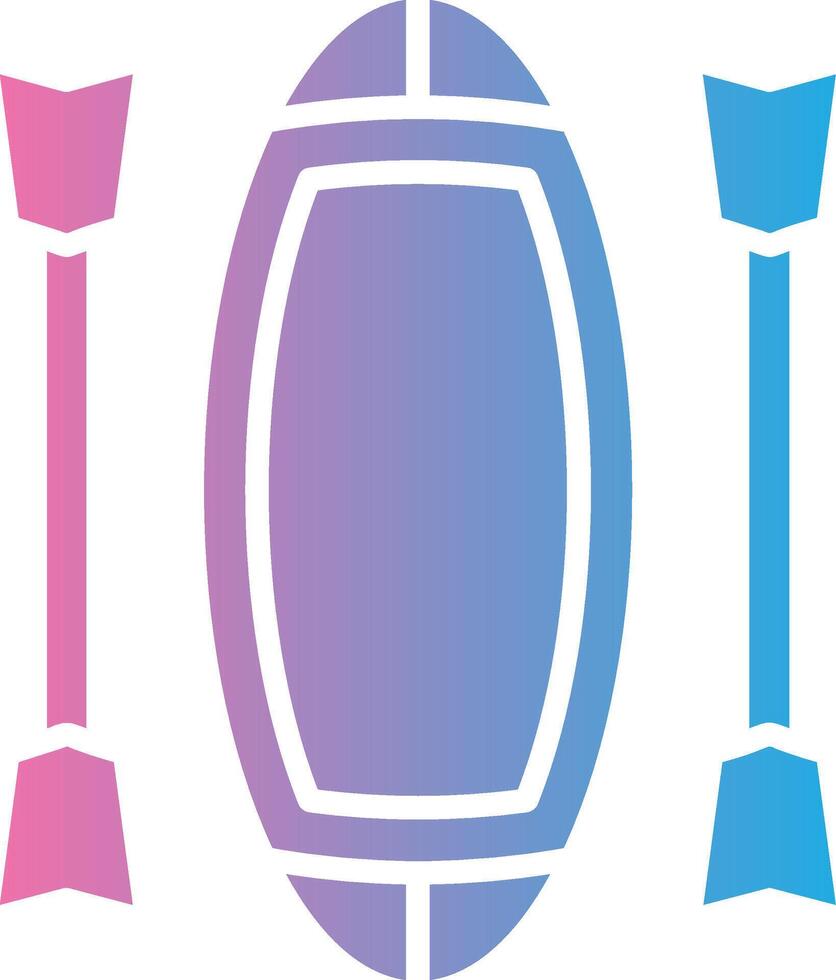 Kayak Bold App Graphic vector