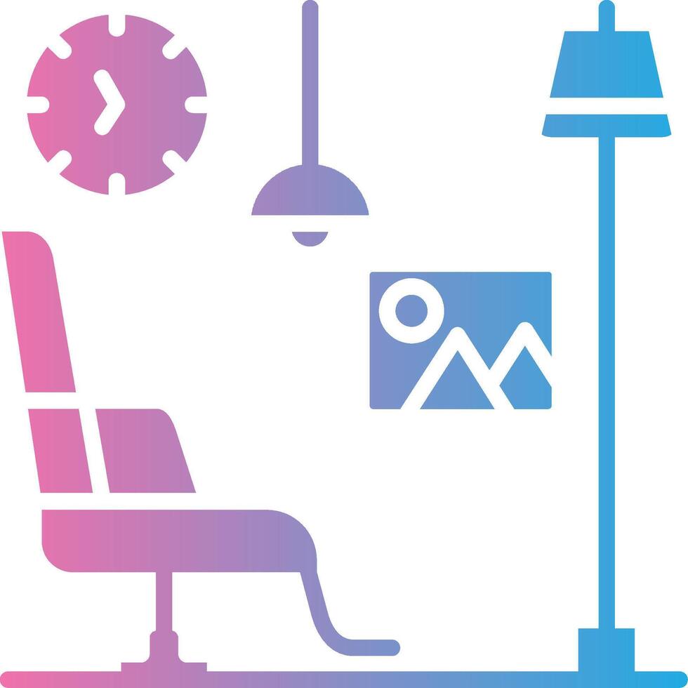Recliner Clean Frame Object vector