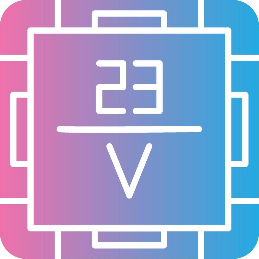 Vanadium Crisp Outline Artwork vector