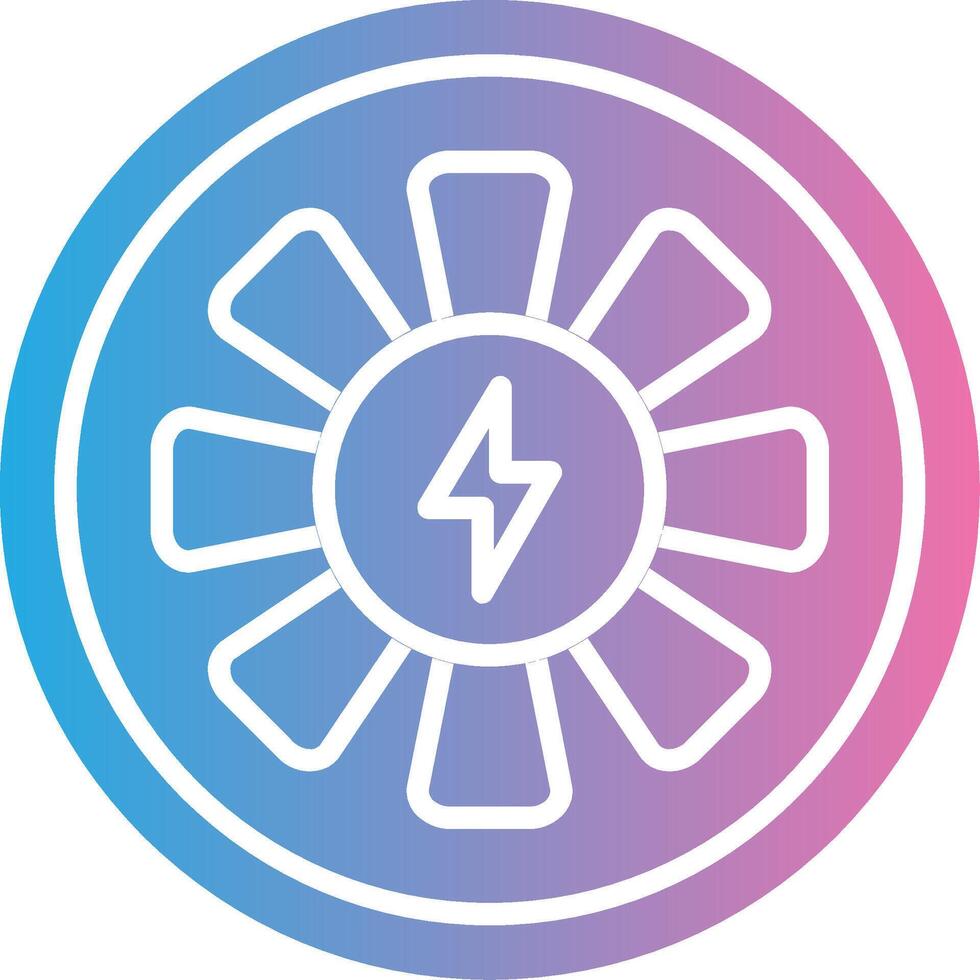 Turbine Vibrant Visual Object vector