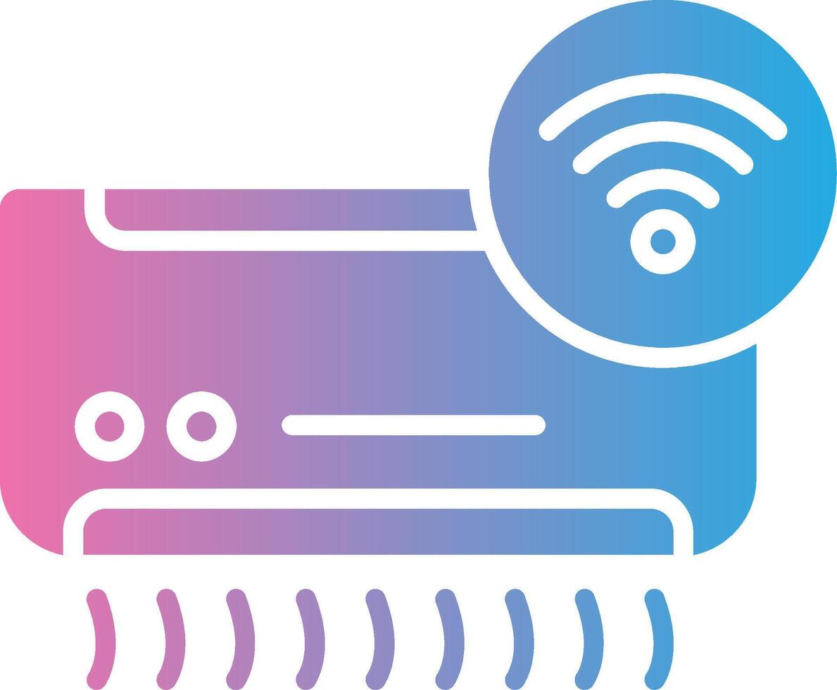 Air Conditioner Vivid App Element vector