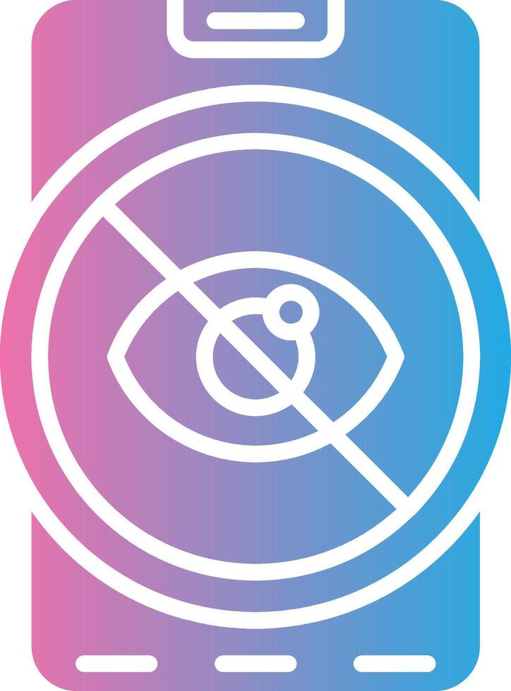 Hide Neon UI Symbol vector