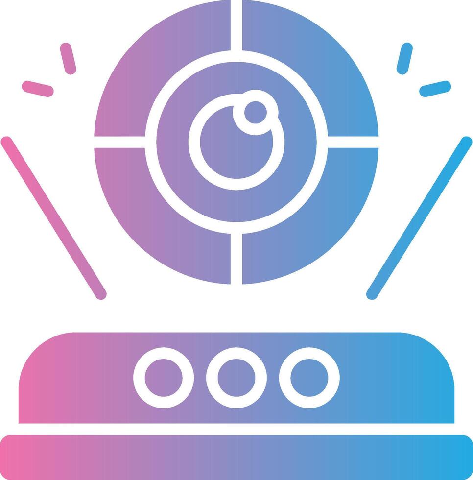 Hologram Interactive Symbol vector