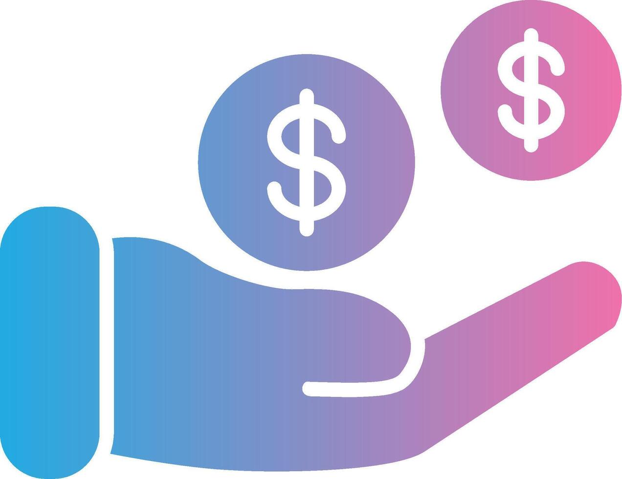 Income Elegant Shape Symbol vector