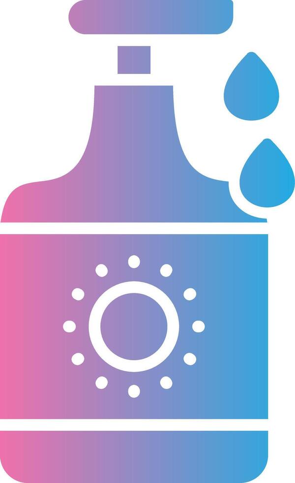 Lotion Gradient Themed Symbol vector