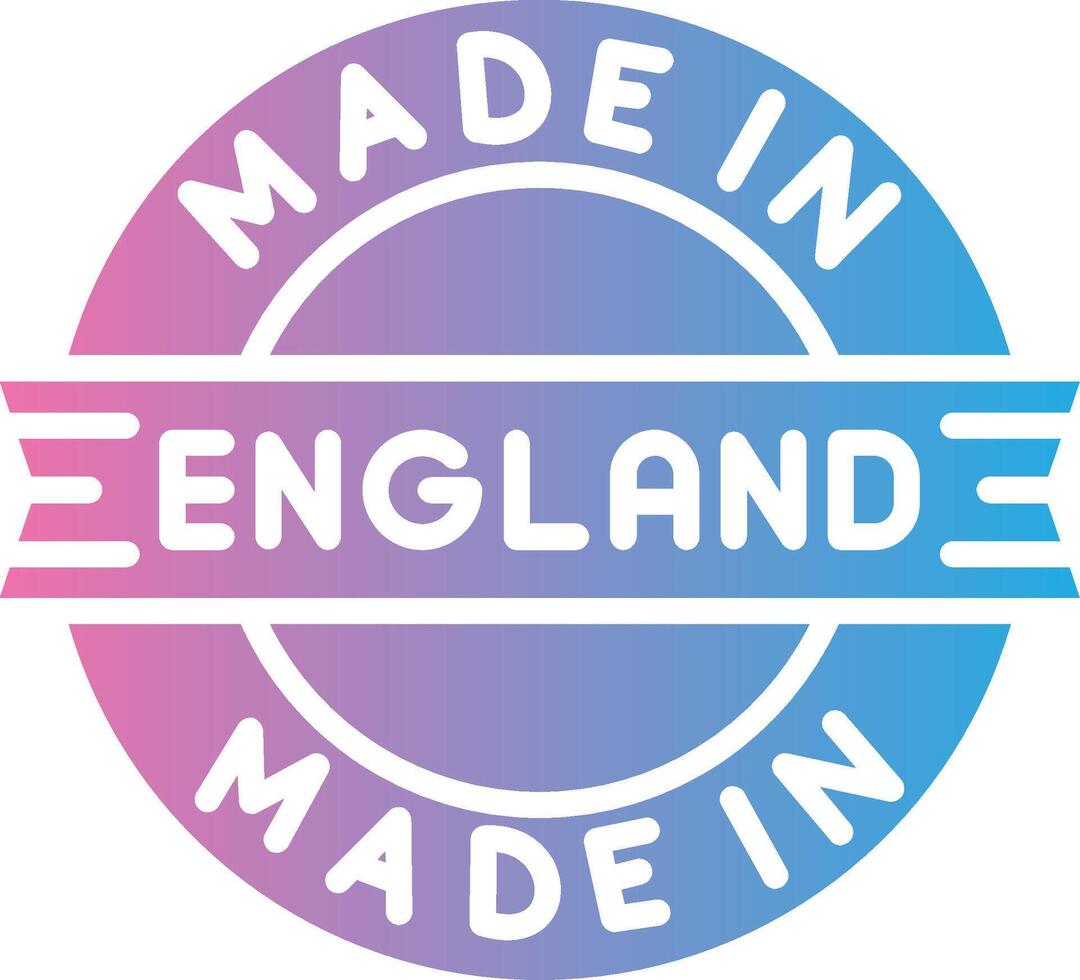 Made In England Business App Graphic vector