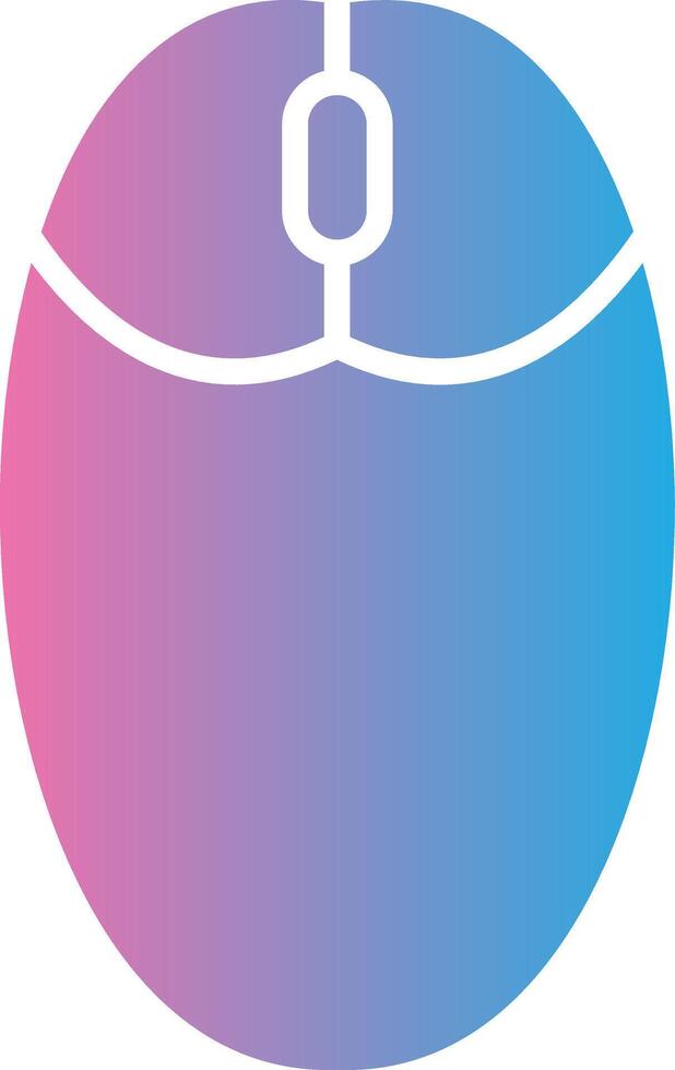Mouse Simplified Design Piece vector