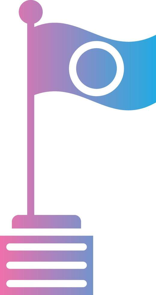 Pit Flag Web-Based Design Element vector