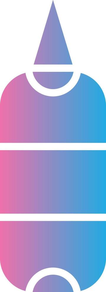 Boxing Bag Modern Shape Graphic vector