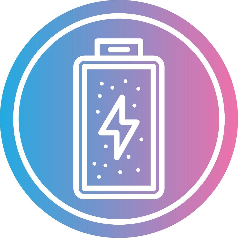 Battery Detailed UI Piece vector