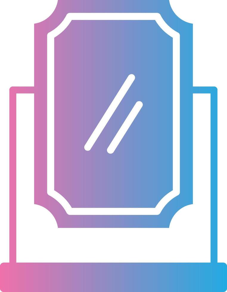 Mirror App-Based UI Graphic vector