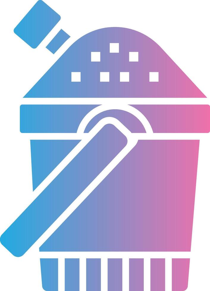 Sand Bucket Color Enhanced Graphic vector