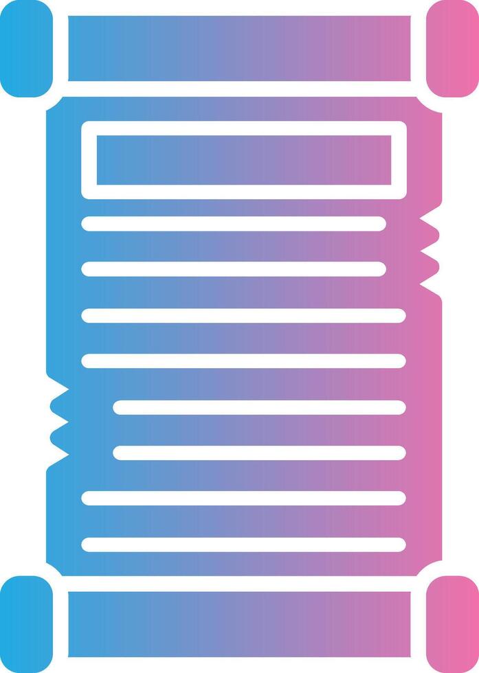 Scroll Coded UI Symbol vector