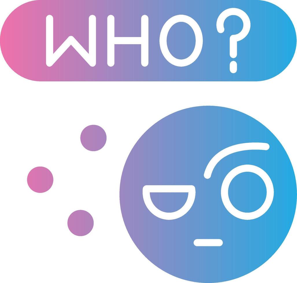 Who Color Stroke Symbol vector