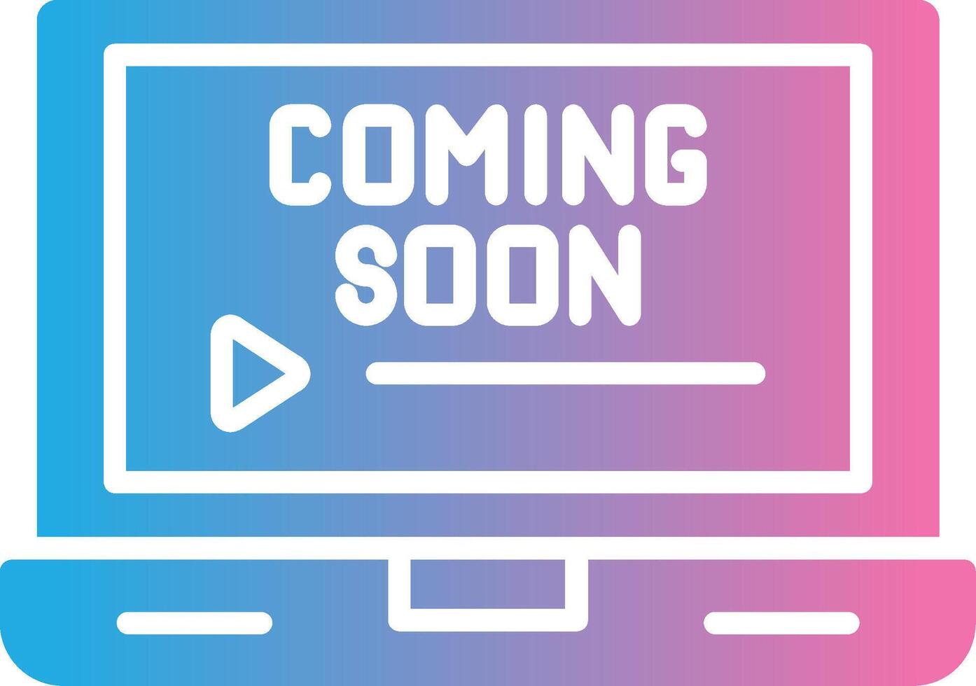 Coming Soon UI Badge vector