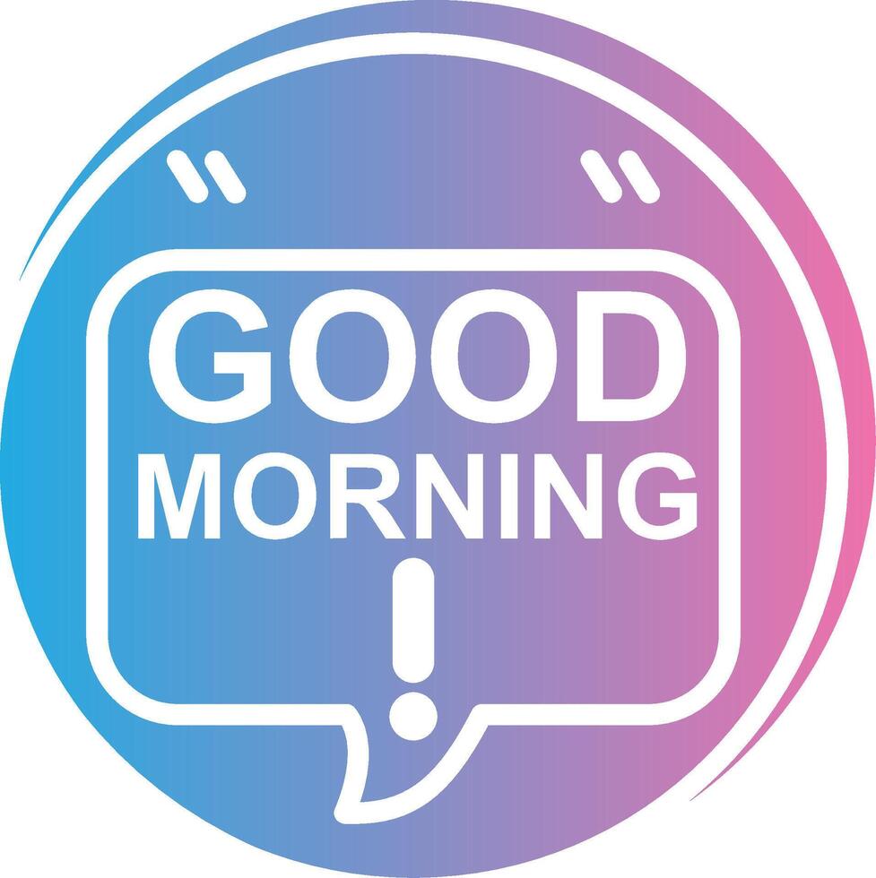 Good Morning Mobile App Illustration vector