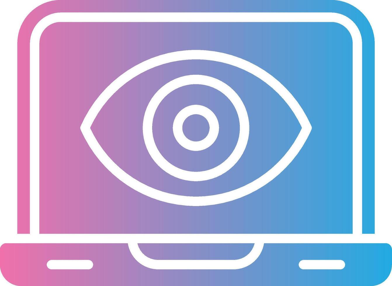 Laptop Pixel Style Badge vector