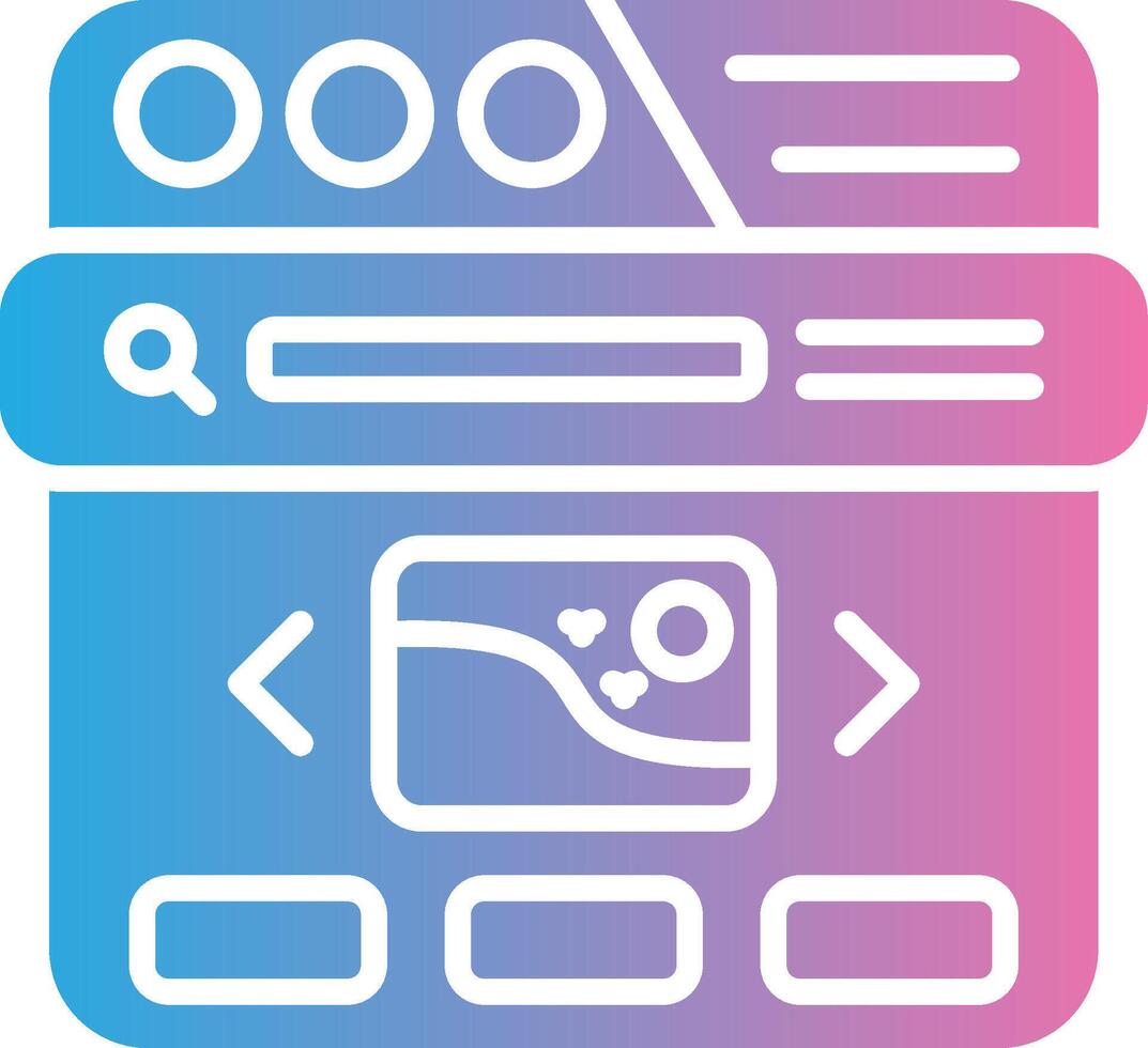Slider Neon UI Symbol vector