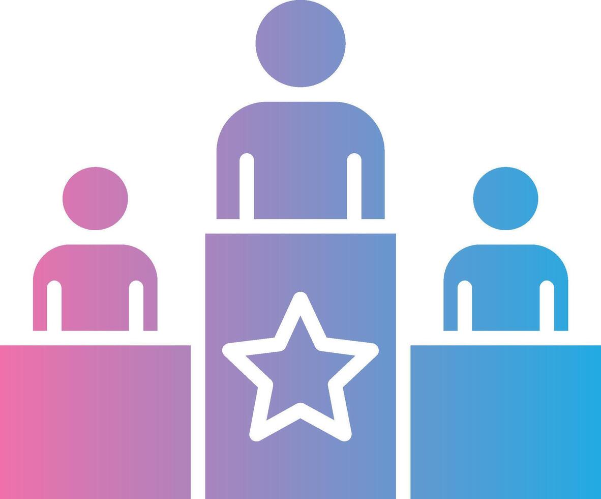 Team Leader App Focused Design vector
