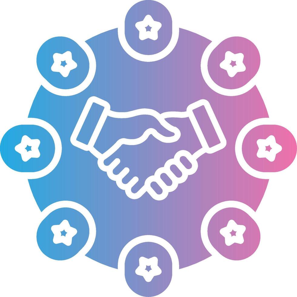 Connection Bold Outline Badge vector